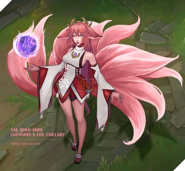 Game thủ sáng tạo kết hợp nhân vật từ LMHT và Genshin Impact để tạo ra loạt tác phẩm xuất sắc