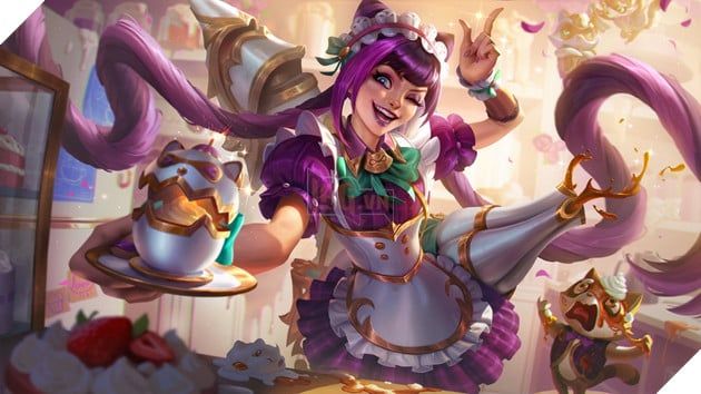 Riot Games vừa giới thiệu thêm 4 trang phục Tiệm Trà Ngọt Ngào mới cho Jinx, Lulu, Poppy và Rumble