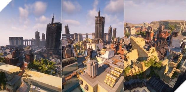 Một game thủ tận tụy đã tạo ra bản đồ BIND của Valorant trong Minecraft với độ chính xác tuyệt vời