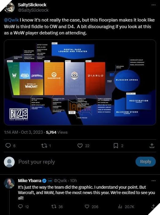 Chủ tịch Blizzard chia sẻ về thông tin thương hiệu tại BlizzCon 2023
