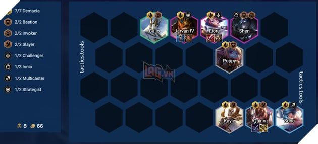 Đấu Trường Chân Lý Mùa 9.5: Hướng Dẫn Đội Hình Demacia Hỗn Hợp Đạt Rank Kim Cương Mạnh Mẽ Nhất Theo Meta 13.22