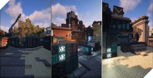 Một game thủ tận tụy đã tạo ra bản đồ BIND của Valorant trong Minecraft với độ chính xác tuyệt vời