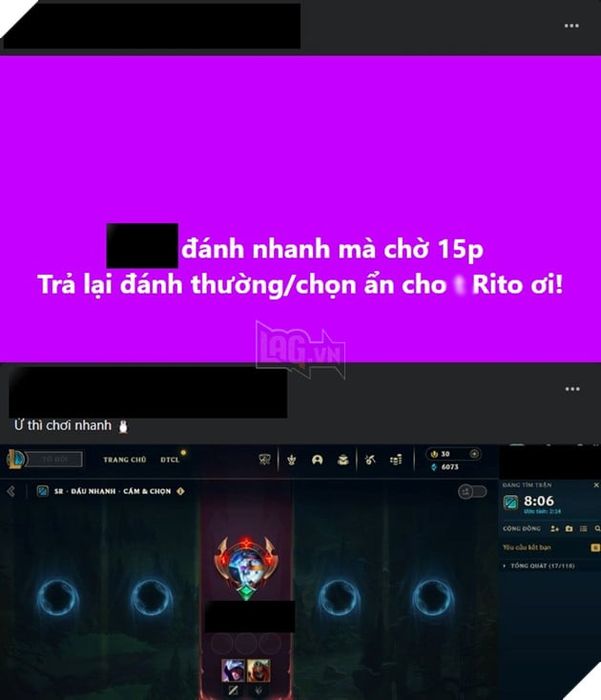 LMHT: Cộng đồng game thủ Việt phê phán Chế độ Chơi Nhanh vì quá nhiều vấn đề