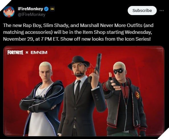 Eminem trong Fortnite