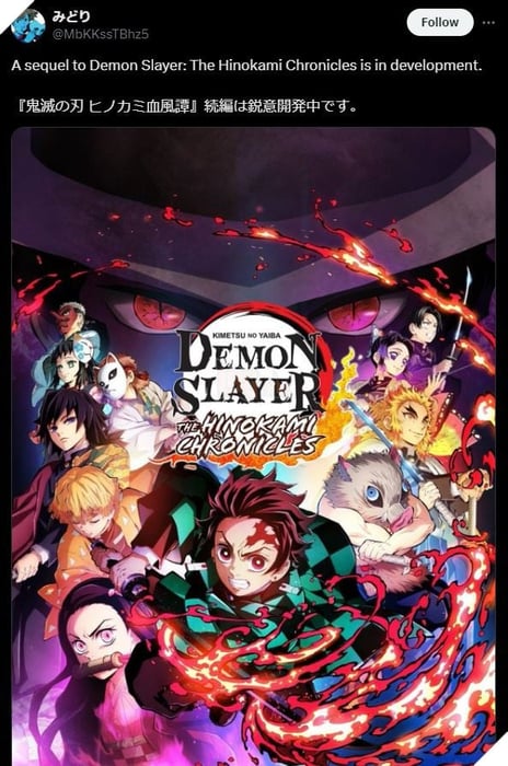 Dường như Demon Slayer: Kimetsu no Yaiba - The Hinokami Chronicles Sẽ Có Phần Tiếp Theo 2