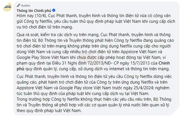 Có thể loạt trò chơi trên Netflix Games sẽ bị xóa khỏi Việt Nam