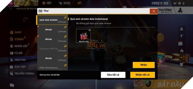 Cách nhập Giftcode Garena Free Fire để nhận những phần quà hấp dẫn nhất bước 6