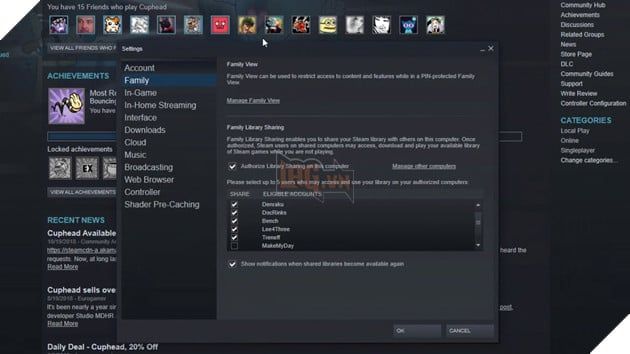 Valve Tiết Lộ Tính Năng Mới Giúp Người Dùng Steam Chia Sẻ Game Dễ Dàng Hơn