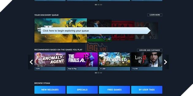 Steam Đang Đề Xuất Kế Hoạch Tăng Thêm Lý Do Để Game Thủ Sử Dụng Discovery Queue Nhiều Hơn