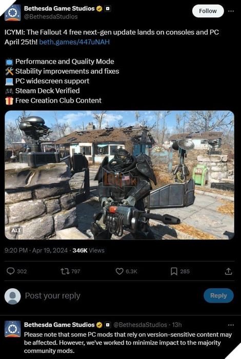 Bethesda Cố Gắng Tối Ưu Hóa Fallout 4 Cho Cộng Đồng Modder 2