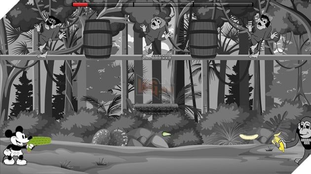 Steambot Willie hợp tác cùng Cuphead trong trò chơi Rubber Hose Rampage 2