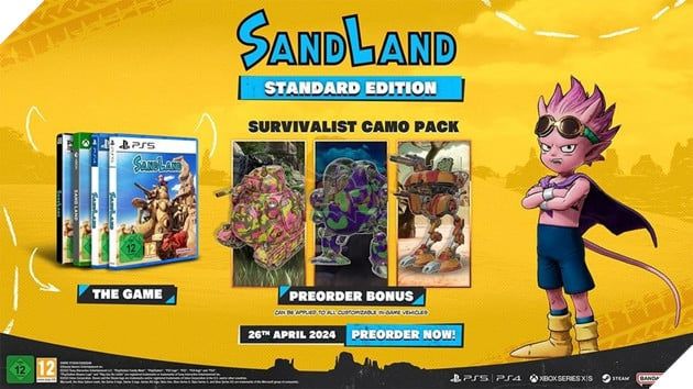 Sand Land - Trò chơi chuyển thể từ bộ truyện tranh của Akira Toriyama xác nhận ngày phát hành lần thứ hai