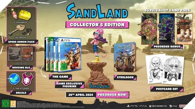 Sand Land - Trò chơi chuyển thể từ bộ truyện tranh của Akira Toriyama xác nhận ngày phát hành lần thứ tư