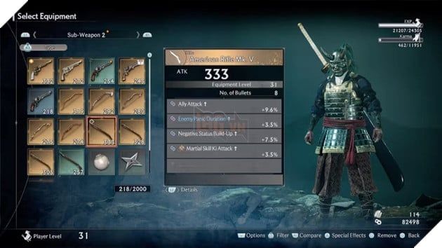 Game thủ chỉ trích Rise of the Ronin vì sử dụng súng quá nhiều trong lối chơi