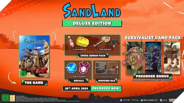 Sand Land - Trò chơi chuyển thể từ bộ truyện tranh của Akira Toriyama xác nhận ngày phát hành lần thứ ba