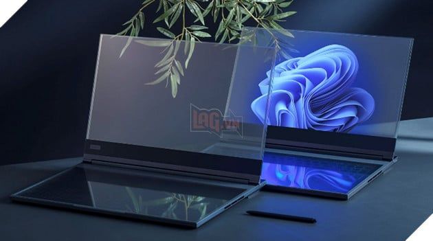 Lenovo công bố laptop màn hình trong suốt tại MWC 2024