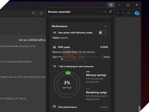 Microsoft Đang Phát Triển Tính Năng Mới Cho Phép Người Dùng Kiểm Soát Lượng RAM Trên Trình Duyệt Edge 2