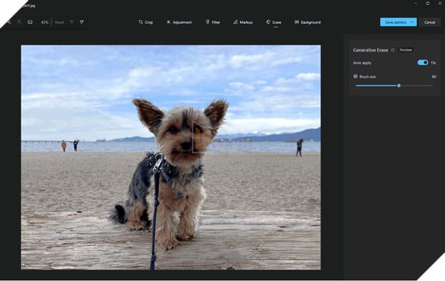 Windows Photos đã được cập nhật với tính năng loại bỏ vật thể thừa trong ảnh bằng trí tuệ nhân tạo.