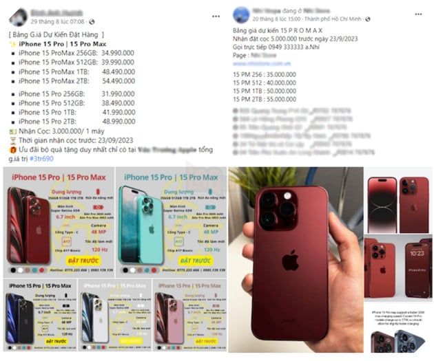 Đề phòng trước chiêu trò 'đặt gạch' để sở hữu iPhone 15 trước thời hạn