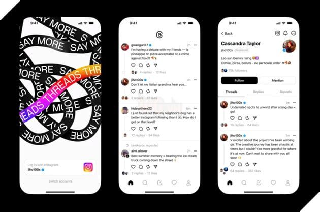 Threads, đối thủ cạnh tranh với Twitter đã có mặt trên cả iOS và Android