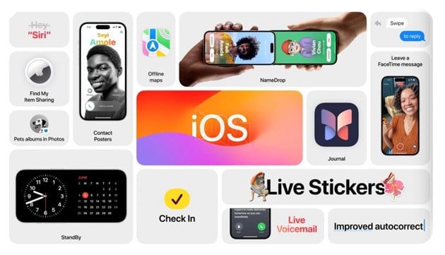 Apple ra mắt iOS 17: Cải tiến các tính năng cũ