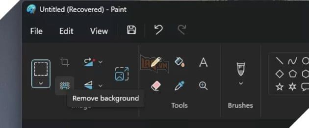 Ứng dụng Paint trên Windows 11 đã được nâng cấp với tính năng xoá phông nền một cách đơn giản.