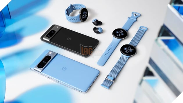 Google giới thiệu bộ đôi Pixel 8/ 8 Pro và đồng hồ thông minh Watch 2