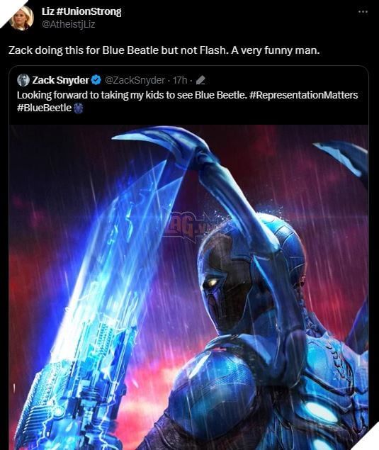 Zack Snyder gây sốt trên Twitter khi thể hiện sự hứng thú đối với Blue Beetle 6