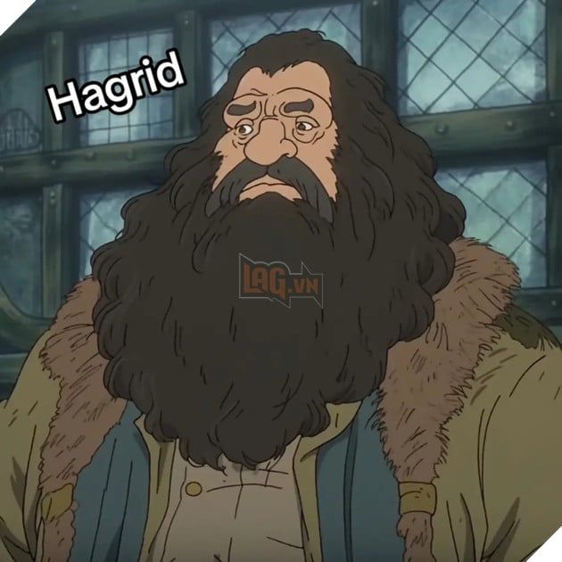 Dàn diễn viên Harry Potter được tái hiện theo phong cách anime của Studios Ghibli 11