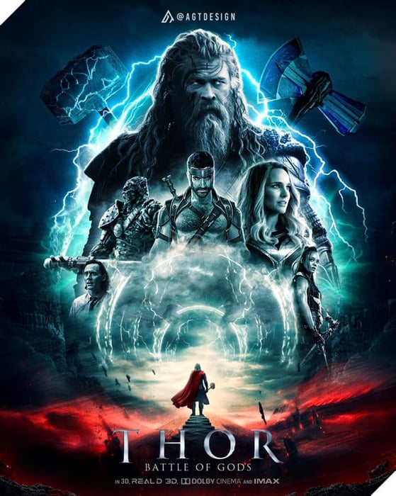 Fan đã tạo poster Thor 5 với sự tái xuất của 3 siêu anh hùng MCU.