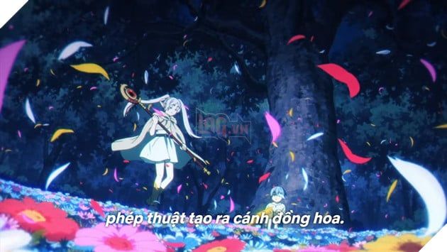 Trong tập mới nhất của anime Sousou No Frieren, Frieren không ngần ngại tiết lộ rằng phép thuật mà cô ưa thích chính là Phép Thuật Tạo Ra Cánh Đồng Hoa - Phép Thuật Của Sự Ngẫu Hứng Nở Rộ Từ Lòng Nhân Hậu.