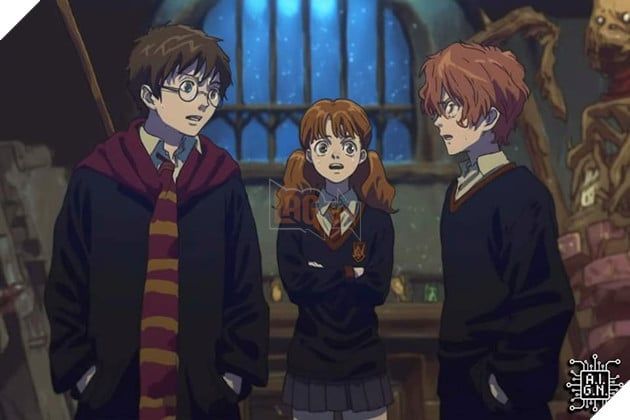 AI fanart Harry Potter