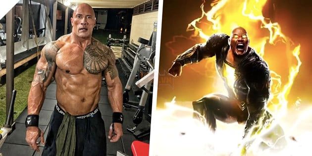 the rock black adam