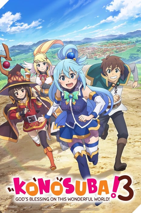 KONOSUBA - Phước Lành của Thế Giới Tươi Đẹp! Mùa 3 Ra Mắt Trailer Mới, Sẽ Công Chiếu Chính Thức Trong Tháng 4 2