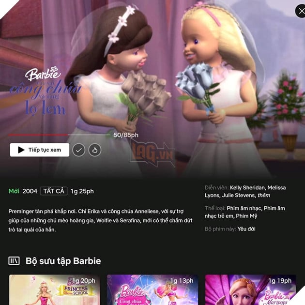 barbie trên netflix