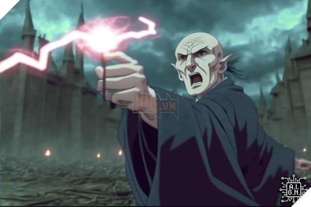 Fanart Harry Potter phong cách anime