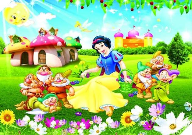 Snow White and the Seven Dwarfs, còn được biết đến với tên gọi Bạch Tuyết và bảy chú lùn.