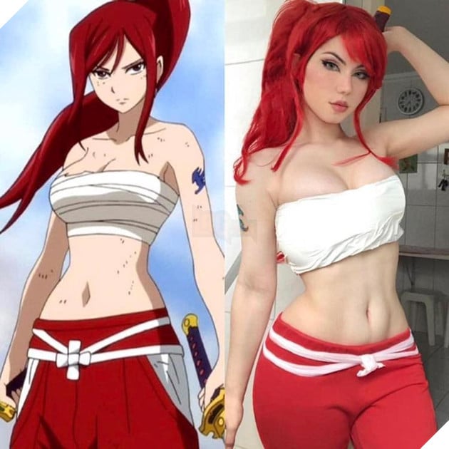 cosplay của nhân vật Erza Scarlet