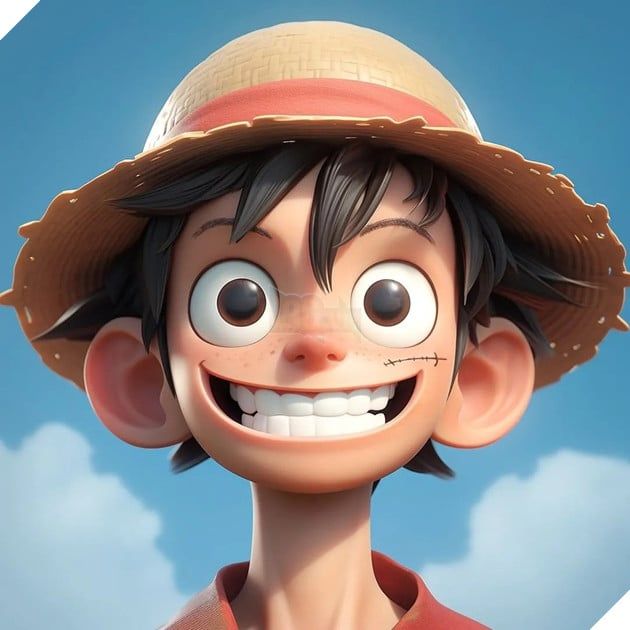 Khi các nhân vật trong One Piece được biến hóa theo phong cách của Disney nhờ vào trí tuệ nhân tạo