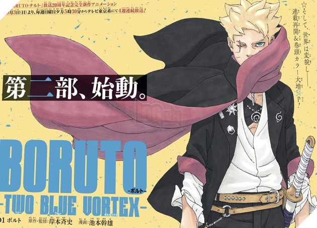 Manga Plus gợi ý rằng Boruto sẽ trở nên tối tăm hơn trong phần Two Blue Vortex