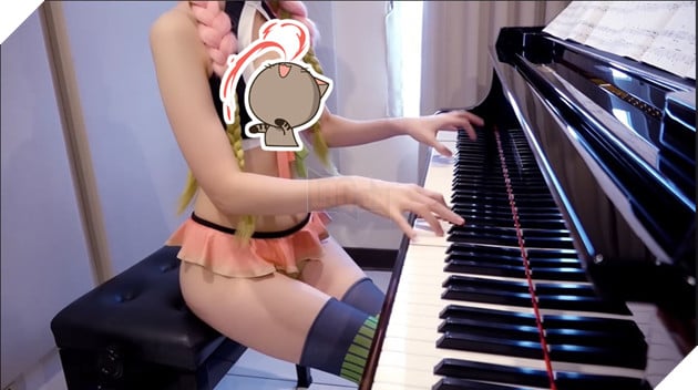 Pan Piano tái hiện vai Luyến Trụ Mitsuri trong video mới nhất