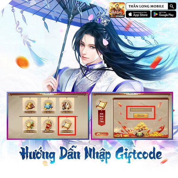 Chỉ dẫn cách nhập và thu thập Giftcode mới nhất của Thần Long Mobile trong năm 2024 2