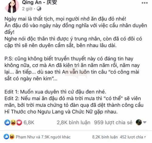 Thất Tịch là ngày nào? Khi truyền thông sử dụng chè đậu đỏ để 'đánh bại' truyền thống về số 6