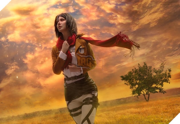 hình ảnh cosplay mikasa