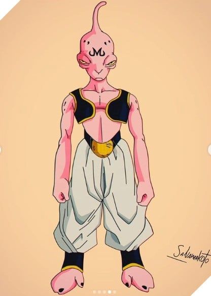 Khám phá những bản phác thảo độc đáo của nhân vật Majin Buu trong Dragon Ball