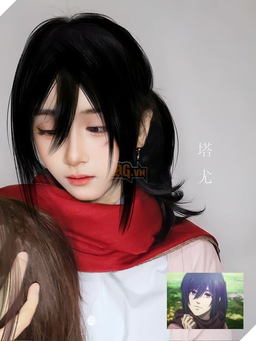 hình ảnh cosplay mikasa attack on titan