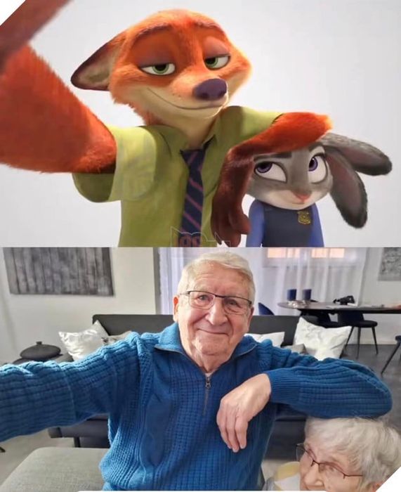 Chụp ảnh kỷ niệm 61 năm ngày cưới theo phong cách Zootopia