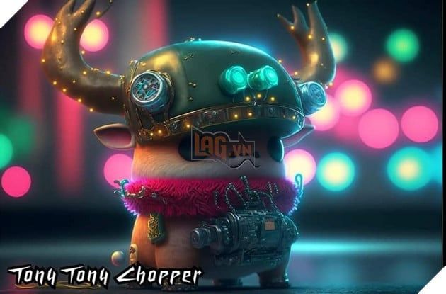 Nghệ thuật AI One Piece với nhân vật Chopper