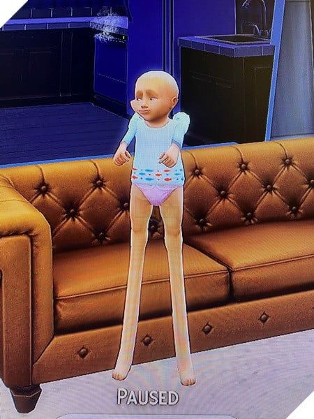The Sims 4 phát hiện Bug mới, biến em bé thành sinh vật biến dạng 4