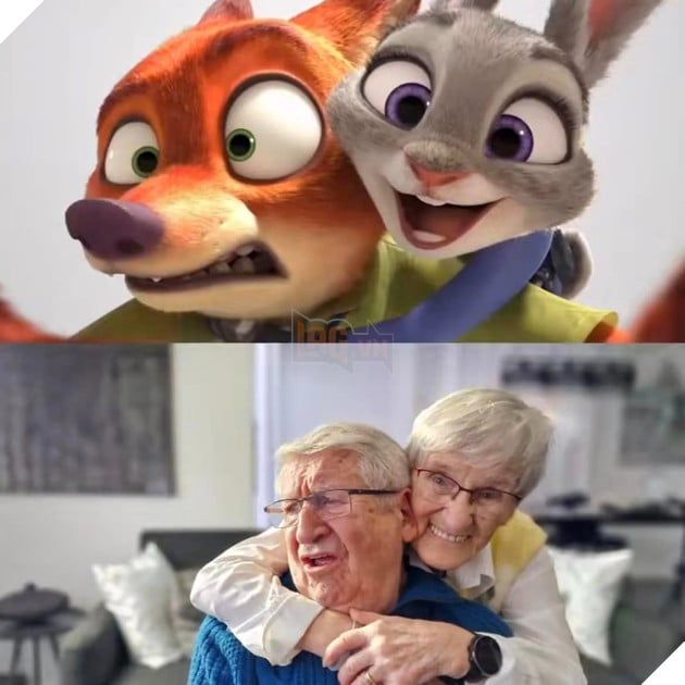 Chụp ảnh kỷ niệm 61 năm ngày cưới theo phong cách Zootopia